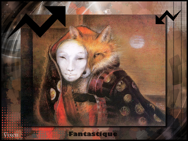 femme et renard